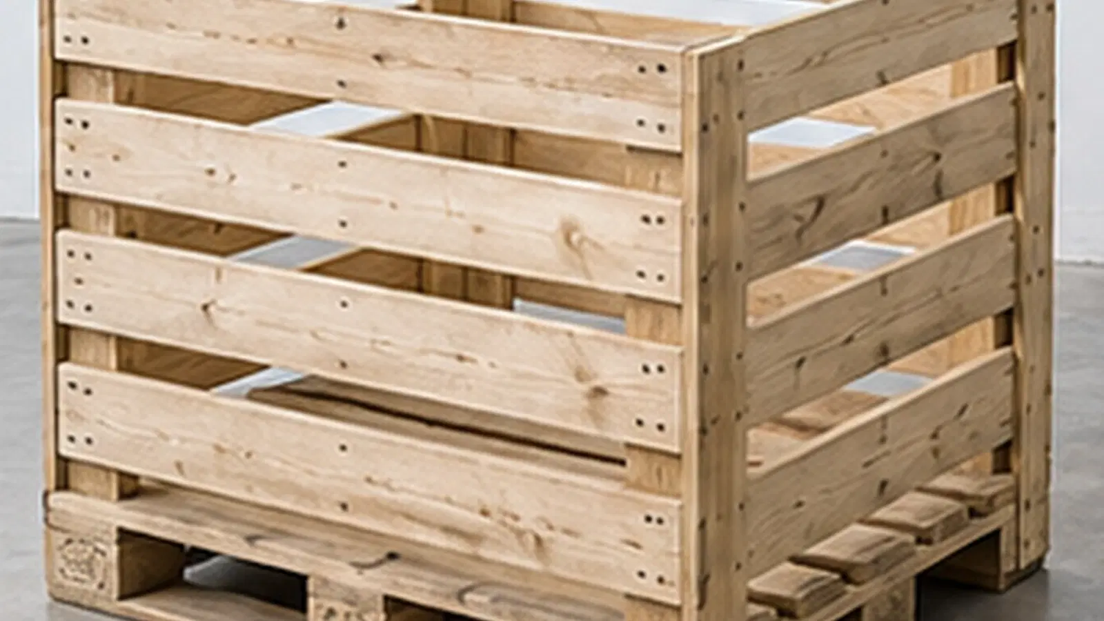 Custom wooden boxes and crates manufactured by DYN Pallets